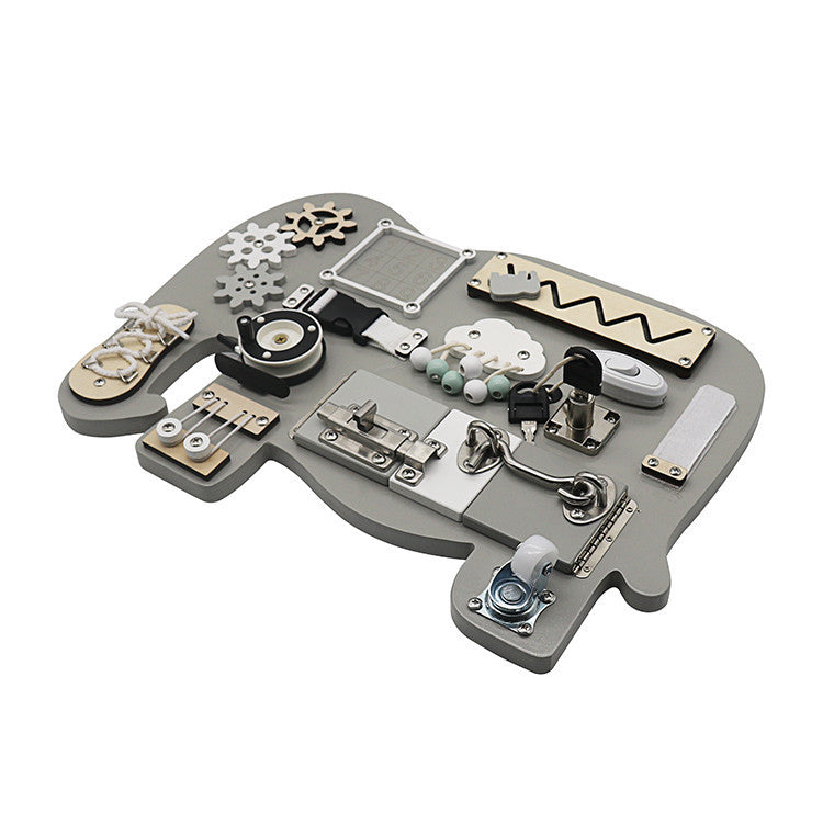 Moni Toys Elephant Montessori fa matatófal