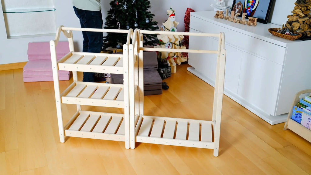 Montessori Wooden Wardrobe Set